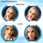 Lifelike AI big ass Silicone Real New Sex Doll Sex Robot with Facial Expression and Heating Thermostat produced by AUTOMATIC WOMAN